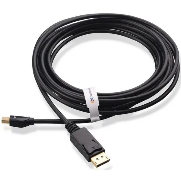 Cabo Adaptador de Vídeo - Mini Displayport > Displayport - 4,5m - Cable Matters - Preto - 101007-BLACK-15