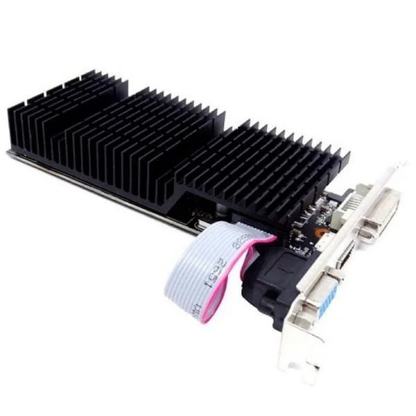 Placa de vídeo - NVIDIA GeForce GT 710 (1GB / PCI-E) - Afox- AF710-1024D3L8-V2