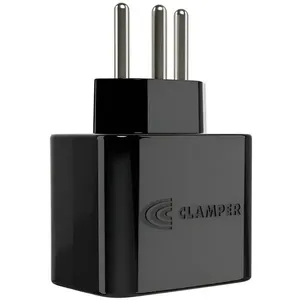 DPS - 1 tomada - iClamper Pocket LCF (3P - 10A) - Preto - 028506