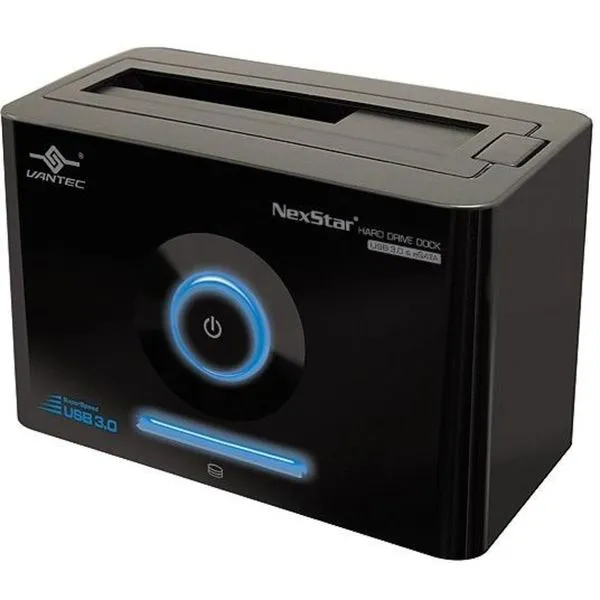Doca 2.5pol/3.5pol - SATA > USB3.0/e-SATA - Vantec NexStar - Preta - NST-D300SU3-BK