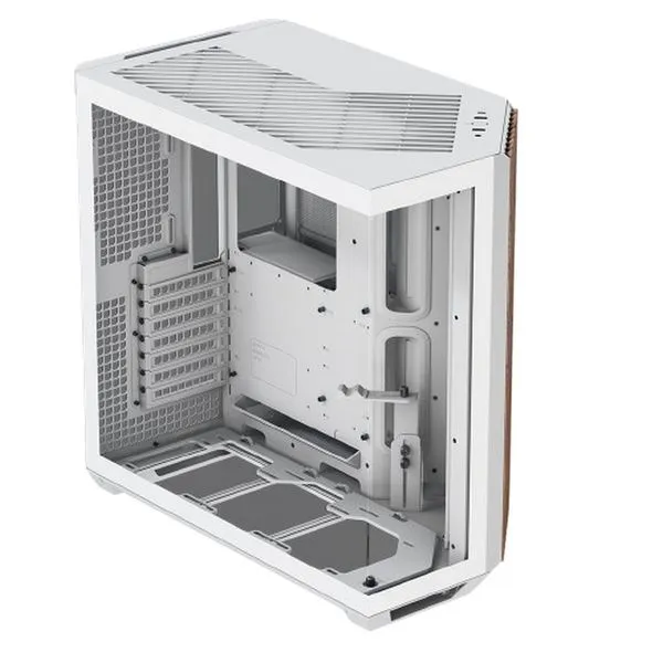 Gabinete ATX APNX - V1 - Branco (Wood Panel, Dual Chamber)