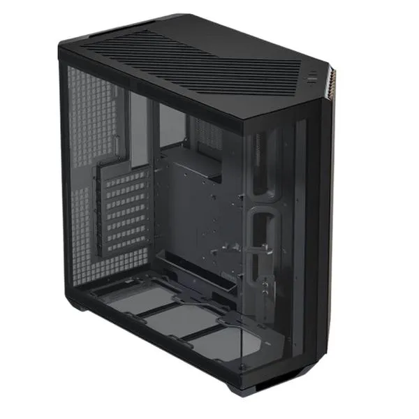 Gabinete ATX APNX - V1 - Preto (Wood Panel, Dual Chamber)