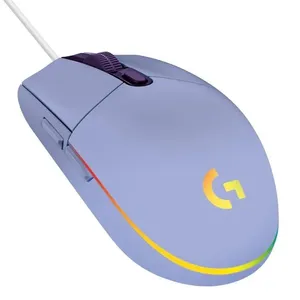Mouse - USB - Logitech G203 Lightsync - Lilás - 910-005852