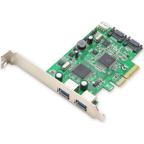 Controladora SATA - PCI-E - Syba - SD-PEX50055 - 2 canais (c/ USB 3.0)