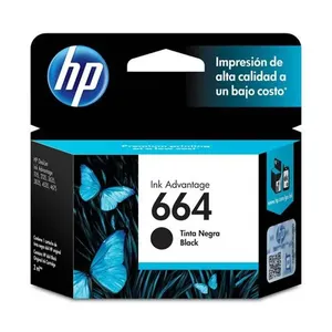 Cartucho de tinta HP 664 - F6V29AB Preto P/ DESKJET INK ADVANTAGE 1115/2136