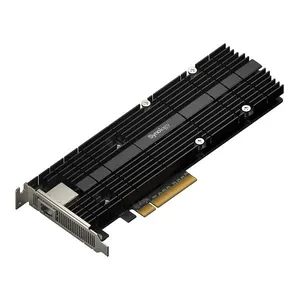 Placa de Rede + SSD Cache Synology E10M20-T1 (1x 10GbE, 2x M.2 nVME Slots, PCIe 3.0 x8, p/ NAS Synology)