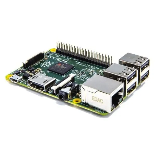 Computador Raspberry Pi 2 (Quad-Core 900MKz, 1GB RAM, 8GB)