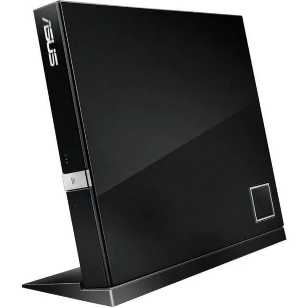 Gravador Externo Slim - USB - Blu-ray/DVD/CD - Asus - Preto - SBW-06D2X-U/BLK/G/AS