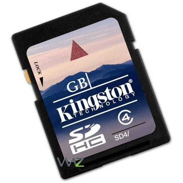 Cartão de memória - SDHC - 8GB - Kingston - SD4/8GB