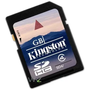 Cartão de memória - SDHC - 8GB - Kingston - SD4/8GB