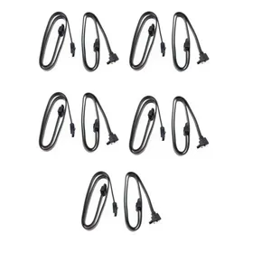 Kit c/ 10 Cabos SATA (Dados) - 40cm c/ trava ASUS - Preto - P/N: 14013-00024900