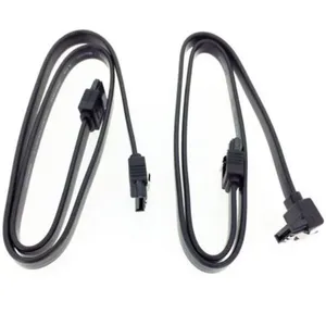 Cabo SATA (Dados) - 50cm c/ trava GIGABYTE - Preto (pack com 2) - 12CF1-2SAT1B-01R