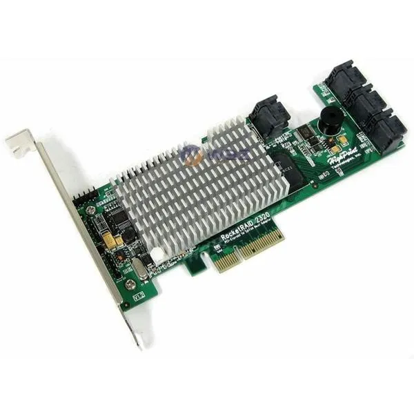 Controladora SATA RAID - PCI-E - Highpoint Rocket RAID 2320LF - 8 canais