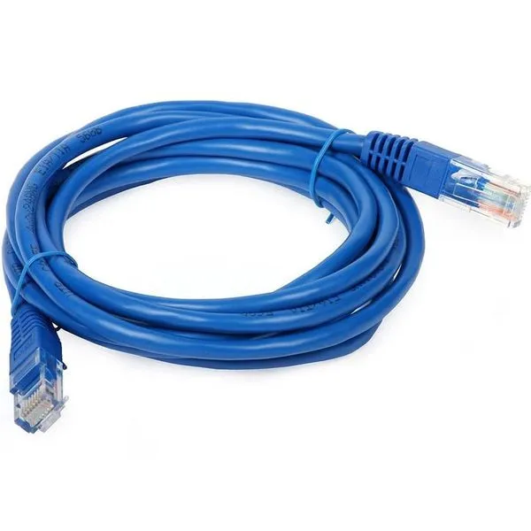 Cabo de Rede 5,0m c/ conectores (Patch) - CAT6 Azul - MD9 - 7515