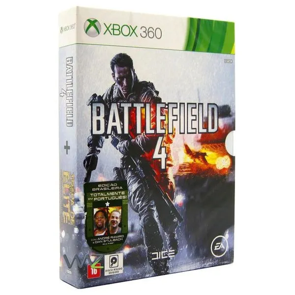Xbox 360 - Battlefield 4 (Edição Brasileira + DVD de Tropa de Elite)