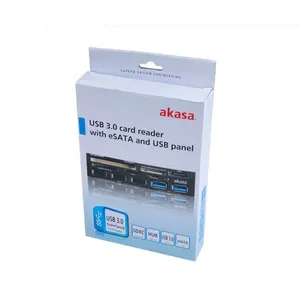 Leitor de Cartão Interno com USB 3.0 - Akasa - Preto - AKICR17