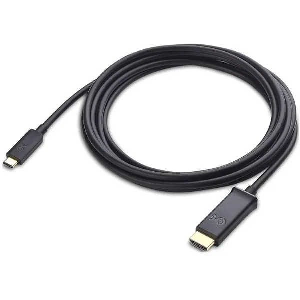 Cabo Adaptador de Vídeo - USB-C > HDMI 3m - Cable Matters 201062-BLK-3M (Preto, 4K@60Hz, Thunderbolt 3)