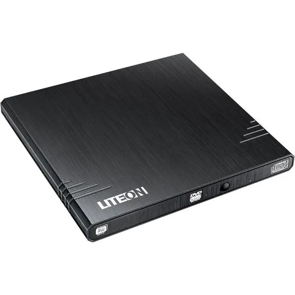 Gravador Externo Slim - USB - DVD/CD - Lite-On - Preto - EBAU108-11