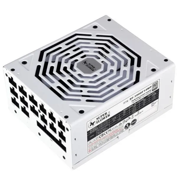 Fonte ATX 1.000W - Super Flower Leadex Platinum SE 1000W Branca - SF-1000F14MP (WH) (80+ Platinum)