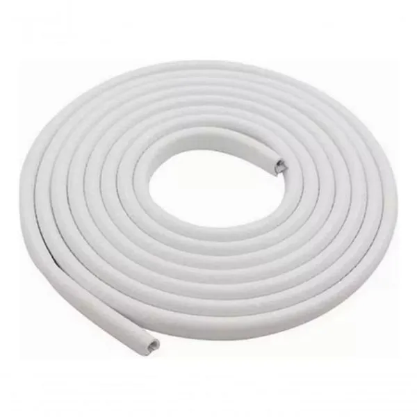 Protetor de Borracha para Portas Automotivo Universal F103 10M Branco para Vedação e Proteção de Bordas Uniflex Protetor de Borracha para Portas Automotivo Universal F103 10M Branco para Veículos Diversos Uniflex