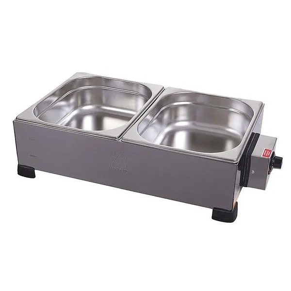Derretedeira De Chocolate Marchesoni Industrial 2 Cubas 5 Kg 127v
