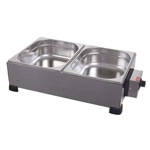 Derretedeira De Chocolate Marchesoni Industrial 2 Cubas 5 Kg 127v