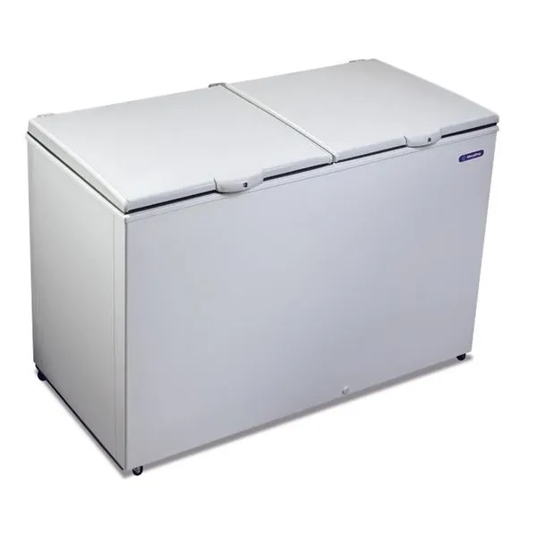 Freezer Horizontal Metalfrio 2 Portas 419L Branco DA420B2352 Freezer Horizontal Metalfrio 2 Portas 419L Branco 127V DA420B2352