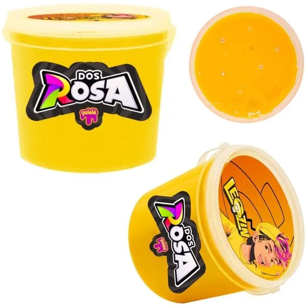 GELELÉ AMARELO BIG SLIME DOS ROSA - LEOZIN - 1,5kg - GELELÉ