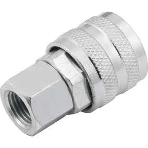 Engate Rápido Rosca Fêmea 1/4" x 1/4" em Aço Carbono com Rolete - VONDER