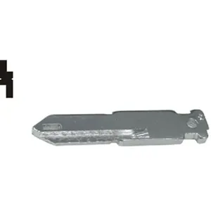 Blank de Chave sem Segredo Clio 2 Após 99 Perfil Tradicional [F103] para Ignição e Portas Renault Universal Blank de Chave sem Segredo Clio 2 Após 99 Perfil Tradicional [F103] para Renault Universal