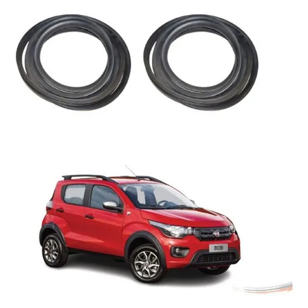 Par Borracha da Porta com Aba Dianteiro e Traseiro F103 Fiat Mobi Bravo Linea Punto Vedação Preta Uniflex Par Borracha da Porta com Aba Dianteiro e Traseiro F103 Fiat Mobi Bravo Linea Punto Preto Uniflex