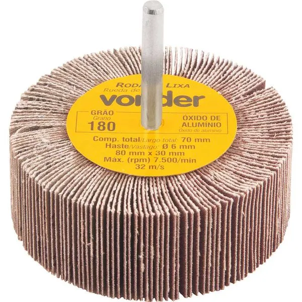 Lixa Mkontour 80x30mm com Haste G180 para Micro Retifica - VONDER