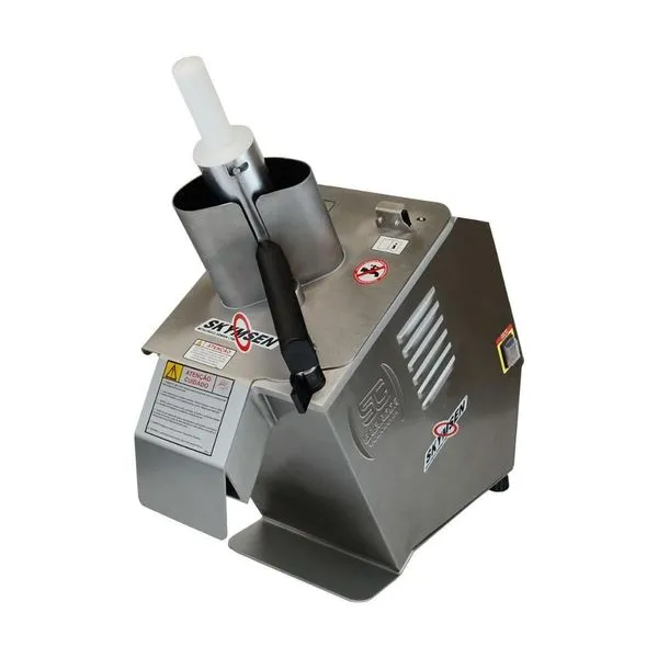 Processador de Alimentos Paie-S-N Multifuncional para Cortar em Cubos e Palito Inox 110V Skymsen Processador de Alimentos Paie-S-N para Cortar em Cubos e Palito Inox 110V Skymsen