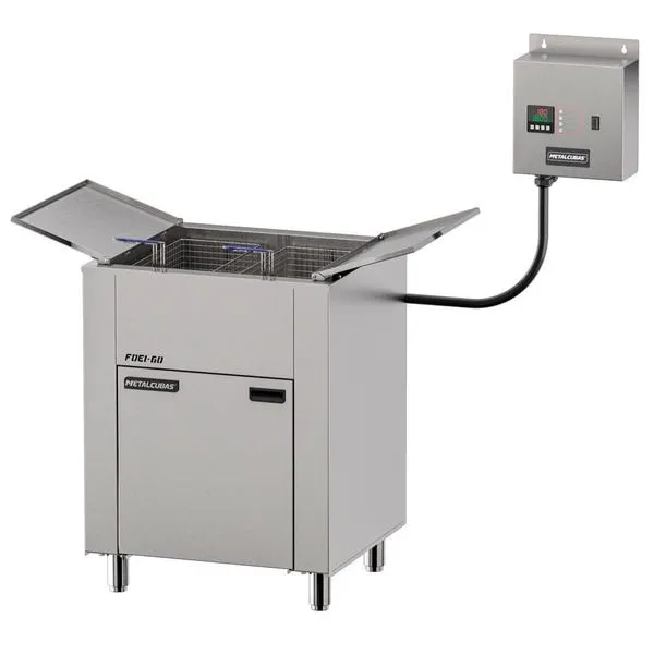 Fritadeira Elétrica Metalcubas Zona Fria De óleo 60 Litros 3 Cestos Pequenos Trifásico 220v Foei 60 Cp