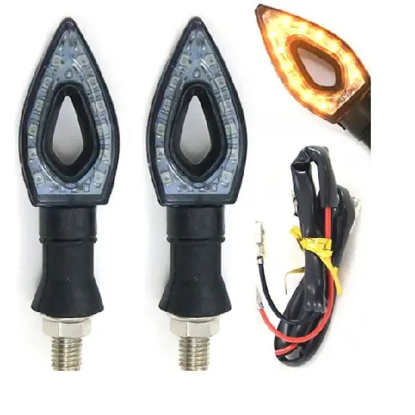 Pisca Seta Esportiva Moto Led Vazado Flecha Fume