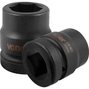 Soquete Sextavado Impacto 1"x30mm Cromo Molibdênio - VONDER