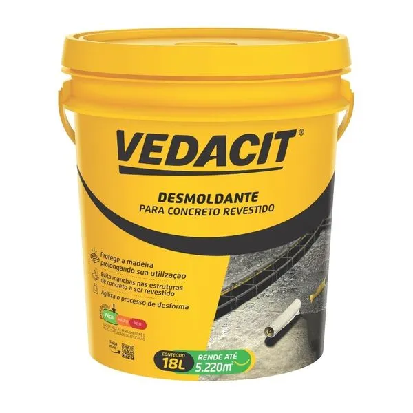 Desmoldante Concentrado Desmol CD Vedacit Desmoldante Concentrado Desmol CD 18L