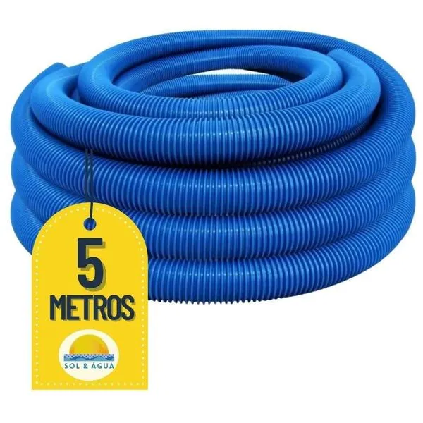 Mangueira Para Limpeza De Piscinas Flexível Flutuante 05 Metros