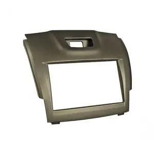 Contra Frente Plastica Permak S10 Nova 2 Din Preta