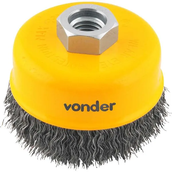 Escova Tipo Copo 3" Ondulada - VONDER