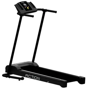 Esteira Elétrica Athletic Action Ergométrica 2W 10km-h Compacta Dobrável com Chave de Segurança Bivolt Esteira Elétrica Athletic Action Ergométrica 2W 10km-h Dobrável para Uso Residencial Bivolt