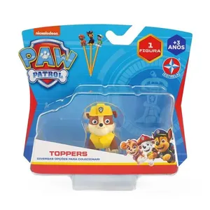 Mini Figura - Topper - Unitário Sortido - Rubble - Patrulha Canina - Estrela