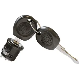 Cilindro de Ignição com Chave Preto para Painel Modelo Kombi Clipper 77 a 80 Volkswagen Segurança na Partida Universal Cilindro de Ignição com Chave Preto Kombi Clipper 77 a 80 Volkswagen Universal