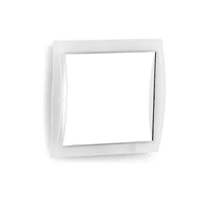 Espelho Portátil São Bernardo 15,7x17,7x2,4cm Branco UNICA
