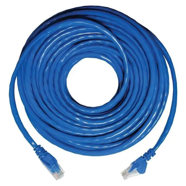 Cabo de Rede Patch Cord Ethernet Lan Rj45 Cat5e Utp Azul 30m