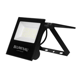 Refletor LED de Alumínio Solar IP65 50W 1000 Lúmens Bivolt Blumenau Refletor Solar Alumínio IP65 50W 1000 Lúmens Bivolt Luz Branca