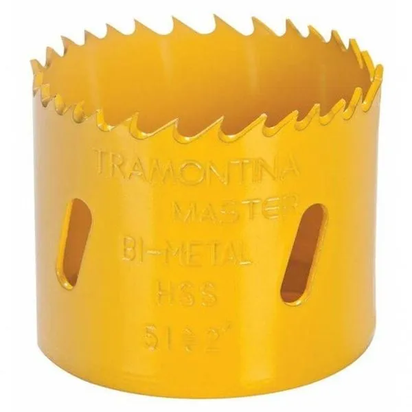Serra Copo Bi-metálica Tramontina 95 Mm 3.3-4" Master Dentes De Aço Rápido Hss