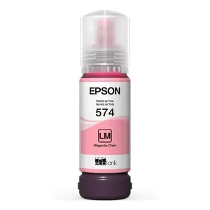 Refil de Tinta Epson T574620-AL para Impressoras Ecotank 70ML Rendimento Até 7200 Páginas Magenta Claro Refil de Tinta Epson T574620-AL 70ML para Ecotank Rendimento Até 7200 Páginas Magenta Claro