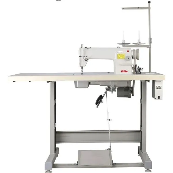 Máquina de Costura Reta Industrial FY8700SERVO750WBIVOLT Ponto Fixo 750W Bivolt com Mesa Yamata Máquina de Costura Reta Industrial FY8700SERVO750WBIVOLT 750W Bivolt com Mesa Yamata