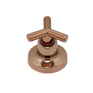 Acabamento Registro Base Deca Gaveta/Pressão 1/2" 3/4" 1000 C55 Rosê